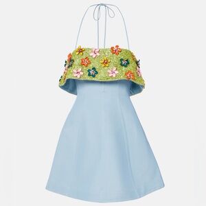 Alemais Yasmine Embellished Mini Dress